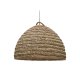 KAVE HOME Fonteta taklampe, rund - naturlig polyrattan/rotting (60)