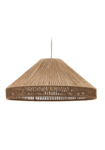 KAVE HOME Pontos taklampeskjerm, rund - naturlig jute (45)