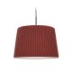 KAVE HOME Guash taklampeskjerm, rund - terrakottastoff (50)