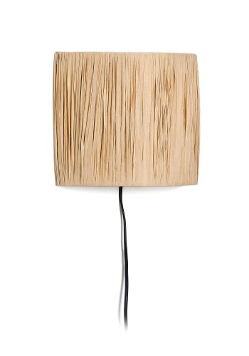 KAVE HOME Pulmi vegglampe - naturlig polyrattan/rotting