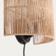 KAVE HOME Canar vegglampe laget av jute med naturlig overflate