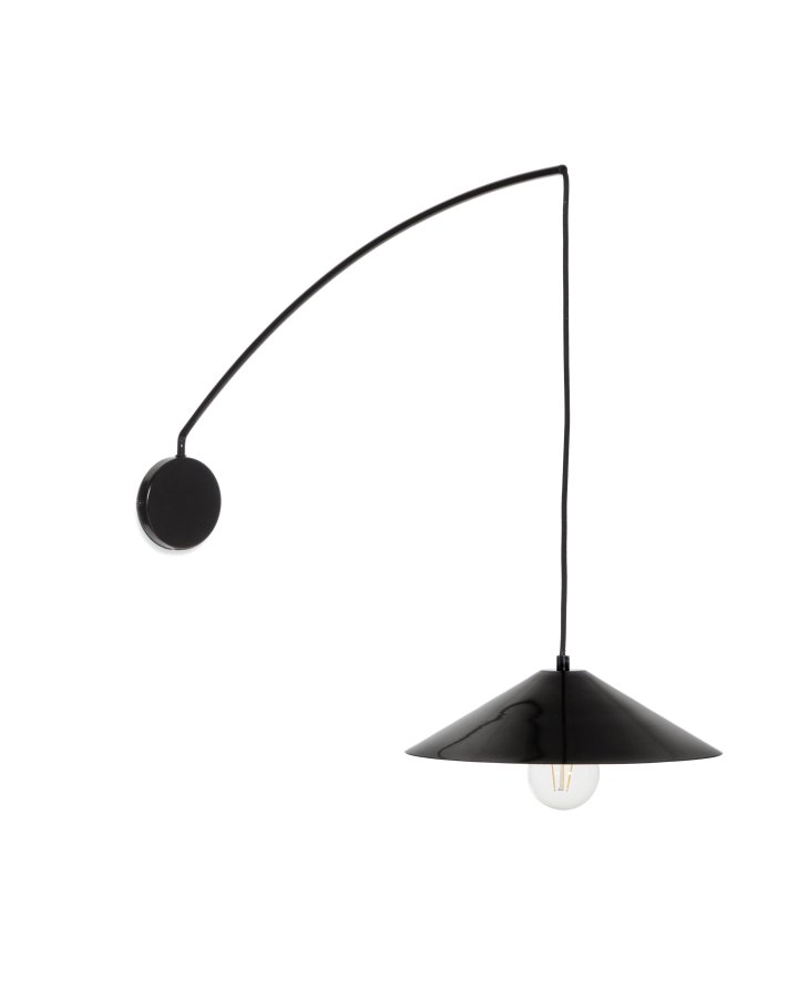 KAVE HOME Kally v�glampe m. drejearm - sort metal