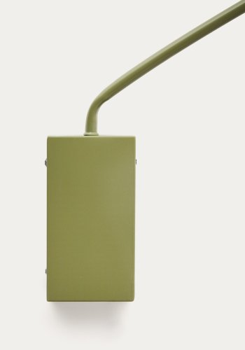 KAVE HOME Kally vegglampe, m. justerbar kabel og svingarm - grnt metall