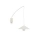 KAVE HOME Kally vegglampe, m. justerbar kabel og svingarm - beige metall