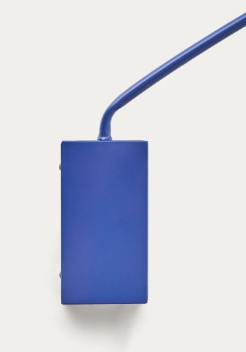 KAVE HOME Kally vegglampe, m. justerbar kabel og svingarm - bltt metall