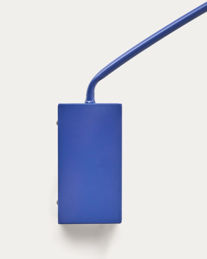 KAVE HOME Kally vegglampe, m. justerbar kabel og svingarm - bltt metall