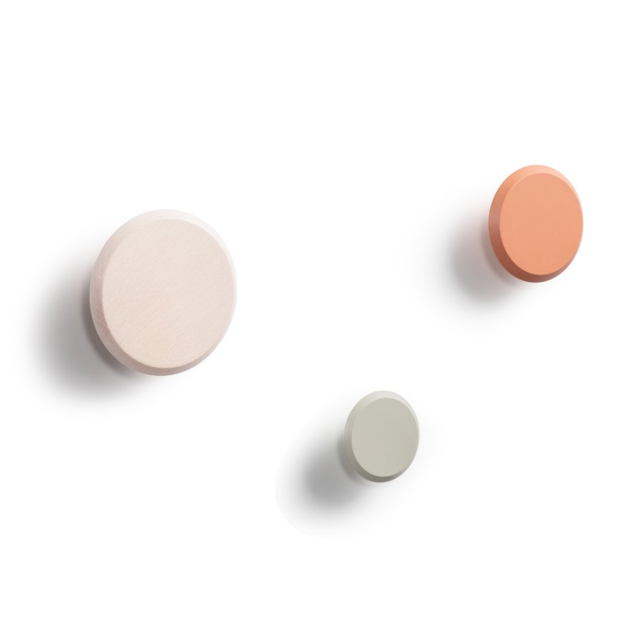 KAVE HOME Nadua krok - flerfarget bketre (sett med 3)