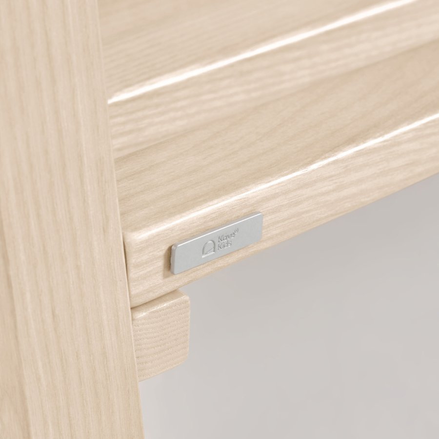 KAVE HOME Maralis klesstativ for barn, med hylle - naturlig ask (148x50) 