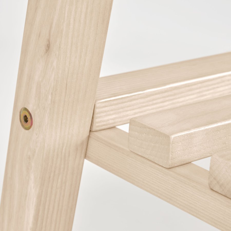 KAVE HOME Maralis klesstativ for barn, med hylle - naturlig ask (148x50) 