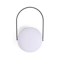 KAVE HOME Tea bordlampe - hvid polyethylen og sort jern