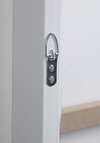 KAVE HOME Nisi-bilde - hvitt lerret og MDF (sett med 3)