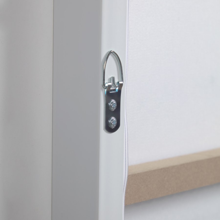 KAVE HOME Nisi-bilde - hvitt lerret og MDF (sett med 3)