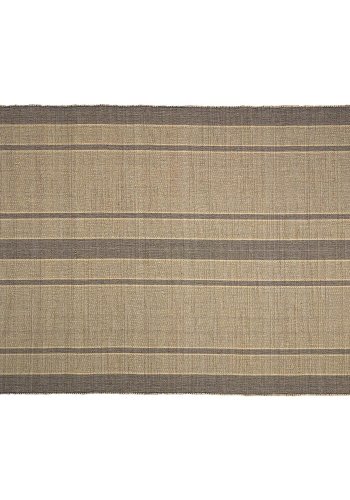 KAVE HOME Brunilda teppe - brunt/svart sjgress/ull/bomull (200x300)