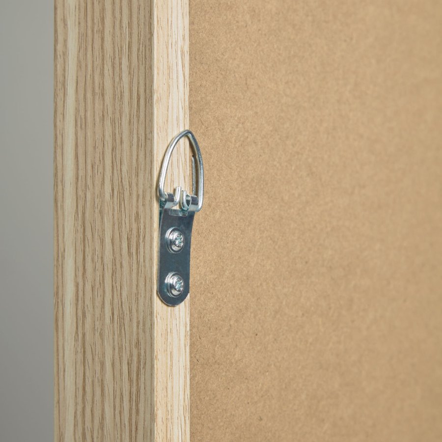 KAVE HOME Naira sirkulrt bilde - glass, beige og svart lerret, polystyren (90x60)