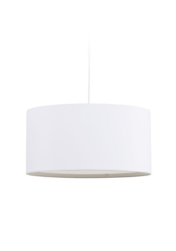 KAVE HOME Santana taklampe, med diffust - hvitt stoff og PVC (40)