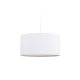 KAVE HOME Santana taklampe, med diffust - hvitt stoff og PVC (40)