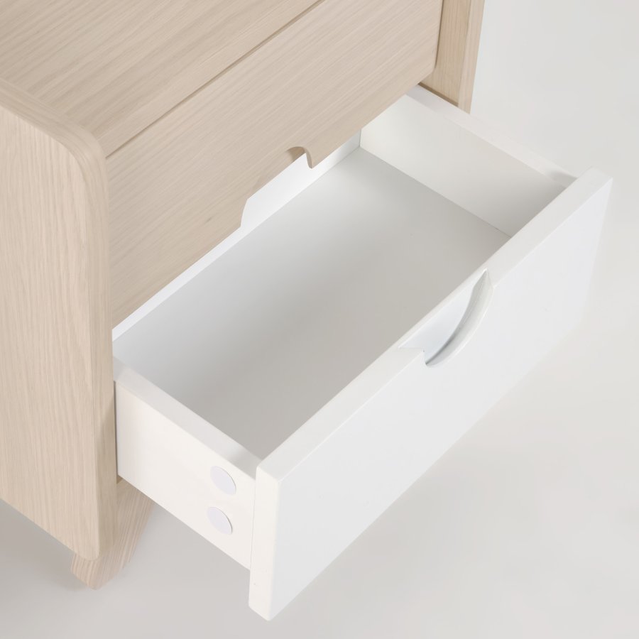 KAVE HOME Nunila nattbord - naturlig ask finer og ask