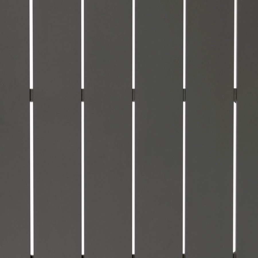 KAVE HOME Zaltana hagebord, med tilleggsplate - svart aluminium (140(200)x90)