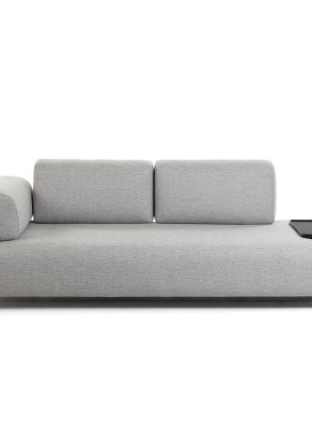 KAVE HOME Compo brett, stor - sort MDF og stl