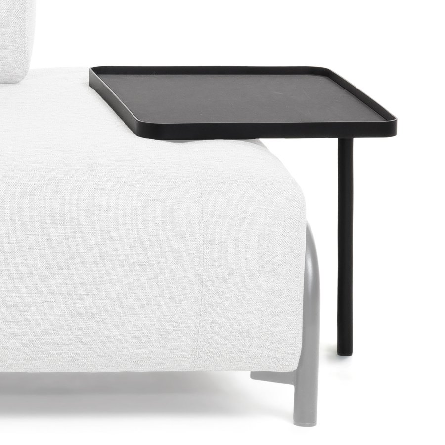 KAVE HOME Compo brett, stor - sort MDF og stl