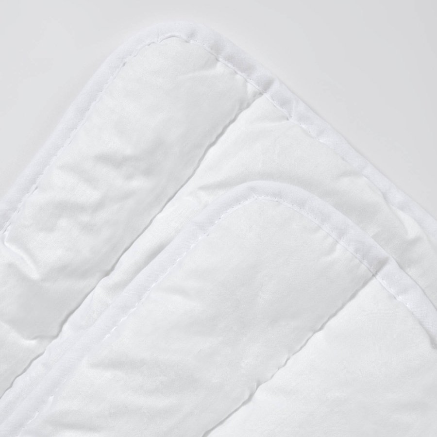 KAVE HOME Gianela quilt - hvit bomull (70x140)