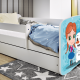 Babydreams juniorseng med Frost, m. madras, sengehest og skuffe - hvid laminat (160x80)