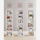 VASAGLE LBC167T14 bogreol, m. 5 hylder - hvid sp�nplade