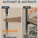 SONGMICS HOME Superhurtig v�rkt�jsfri montering, 5-lags hj�rnehylde, hj�rnereol, hj�rneopbevaringsstativ, 38,3 x 27 x 139 cm, stue, sovev�relse, k�kken, rustik brun LBC610K01