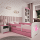 Babydreams juniorsng prinsessa p hst, med madrass, stdbrda, lda - vit/rosa laminat (140x70)