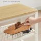 VASAGLE Skob�nk, skoreol med 2 hylder, skoorganisator, 30 x 73 x 45 cm, entr&eacute; stue entr&eacute;, st�lkonstruktion, industriel stil, eg beige og klassisk hvid LBS073W09