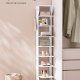 VASAGLE Slim skoreol, smal skoopbevaringsorganisator, 9-etagers skostativ, til sm� rum, entr&eacute;, garderobe, mat hvid LBS210WB01