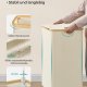 SONGMICS W�schekorb mit Deckel, 3-teiliger gro�er W�schekorb, 150 l, herausnehmbares Netzfutter, Bambusgriff, faltbar, 51,6 x 38 x 61 cm, cremewei� LCB515W01