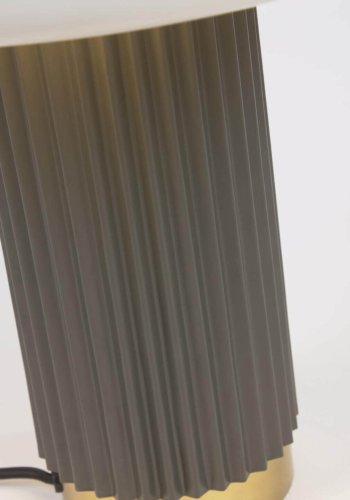 KAVE HOME Serenella bordlampe - hvit, grnn og gull metall