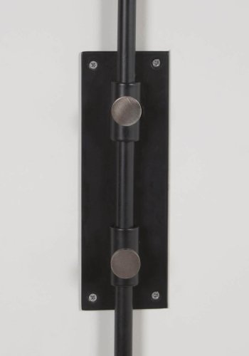 KAVE HOME Eleazar vegglampe - svart metall