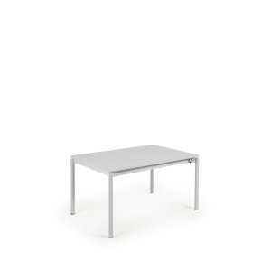 KAVE HOME Zaltana havebord, m. 1 tillgsplade - lysegr aluminium (140(200)x90)