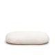 KAVE HOME Codie kj�ledyrpute, oval - hvit pels bomull/polyester (80x50)