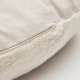 KAVE HOME Codie kj�ledyrpute, oval - hvit pels bomull/polyester (80x50)