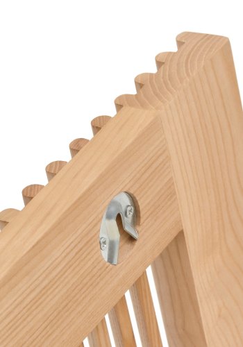 KAVE HOME Beyla sengegavl - naturlig asketre (for 90 cm senger)