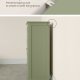 VASAGLE Badev�relsesskab med opbevaring, Badev�relsesopbevaringsm�bel med 4 skuffer, Fritst�ende Badev�relsesskab, med 1 d�r, Justerbar hylde, 30 x 55 x 82 cm, Laurb�rgr�n LHC041C02