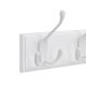 SONGMICS LHR30WT knager�kke, m. 4 knager - st�bt zink og hvid MDF (B:40) 