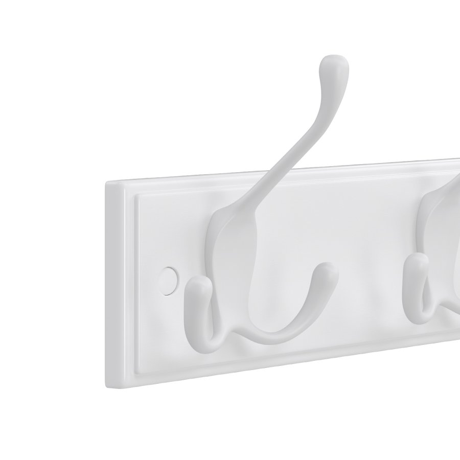 SONGMICS LHR30WT knager�kke, m. 4 knager - st�bt zink og hvid MDF (B:40) 