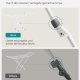 SONGMICS t�rkestativ, metall t�rkestativ for t�y, sammenleggbart, plassbesparende, frittst�ende t�rkestativ, med 2 m�kevinger, innend�rs og utend�rs bruk, senget�y, hvit ULLR540W01