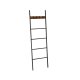 VASAGLE LLS016B01 H�ndkl�dehylde med 5 niveauer 44 x 160 cm pladsbesparende metalramme 4 kroge industriel stil vintage brun/sort