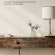 VASAGLE LNT111K01 Slim konsolbord, m. str�mskinne, 2 AC-stik og 2 USB-porte, 2 rum - rustik brun sp�nplade og bl�ksort st�l (120x25)