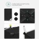 SONGMICS LPC44BK 15-kuber reol, rumdeler, stabelbar - sort polypropylen og st�l