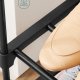 3-lags skohylde, s�t med 2 skohylder, til 12-15 par sko pr. enhed, stabelbar, 30 x 92 x 54 cm