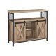 VASAGLE Spisebordssk�nk, K�kkenskab, Opbevaringsskab, 108,5x43,5x20 cm, LSC092B50