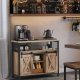 VASAGLE Spisebordssk�nk, K�kkenskab, Opbevaringsskab, 108,5x43,5x20 cm, LSC092B50