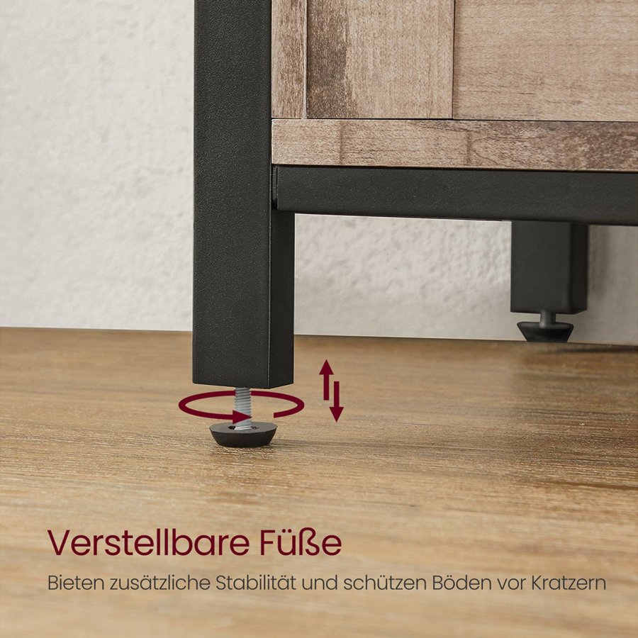 VASAGLE Spisebordssk�nk, K�kkenskab, Opbevaringsskab, 108,5x43,5x20 cm, LSC092B50