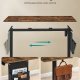 SONGMICS LSD136K01 H&ouml;henverstellbarer elektrischer Schreibtisch, 70 x 160 x 72120 cm, Memory-Funktion mit 4 H&ouml;hen, f&uuml;r Homeoffice und Arbeitszimmer, Vintage-Braun, Tintenschwarz
